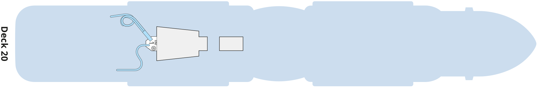 Deckplan Deck 20 – AIDAcosma