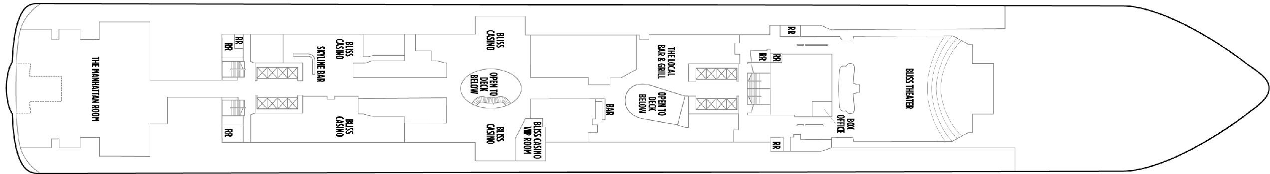 Deckplan Deck 7 – Norwegian Bliss