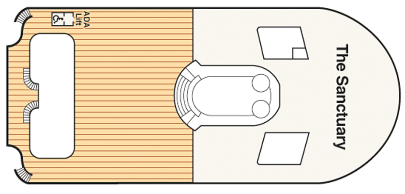Deckplan Deck 17 Sports – Ruby Princess