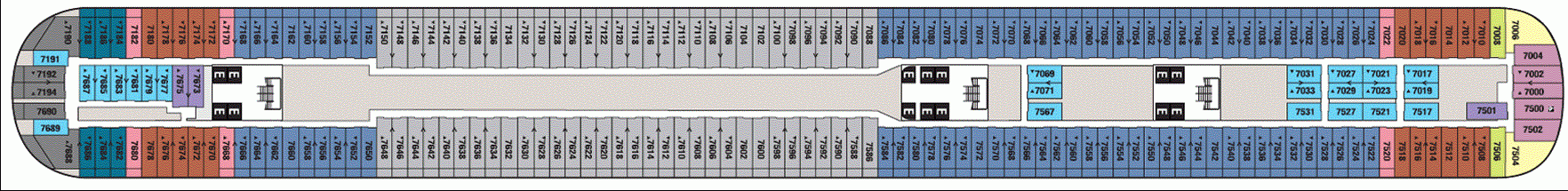Deckplan Deck 7 – Disney Fantasy