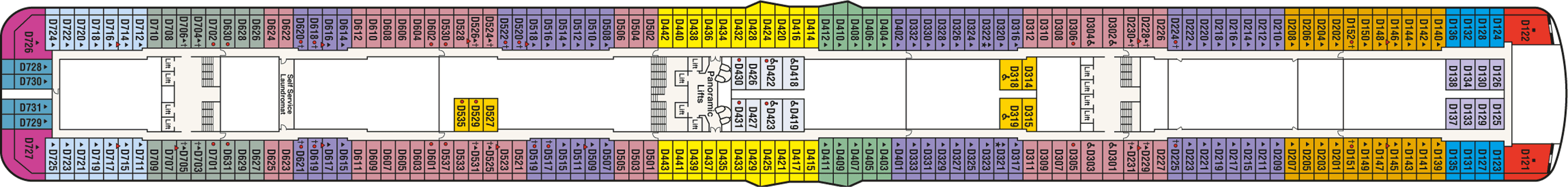 Deckplan Dolphin 9 – Regal Princess