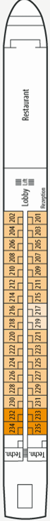 Deckplan Mitteldeck – Vistasky