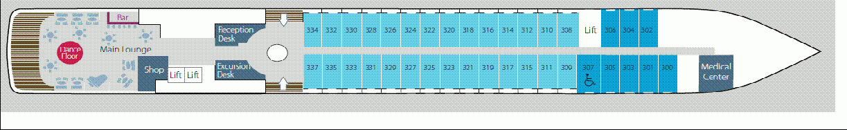 Deckplan Deck 3 – Soléal