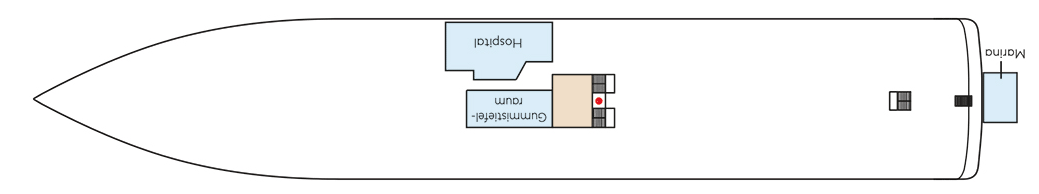 Deckplan Deck 3 – HANSEATIC inspiration