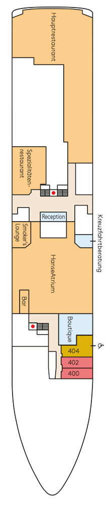 Deckplan Deck 4 – HANSEATIC nature