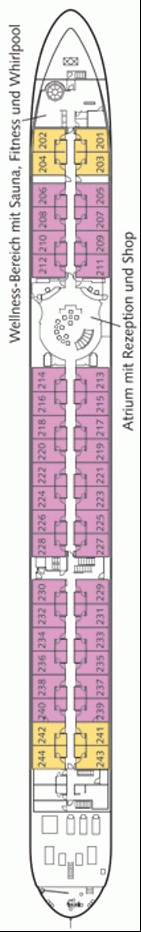 Deckplan Rheindeck – Bellejour
