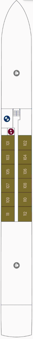 Deckplan Smaragd Deck – Porto Mirante