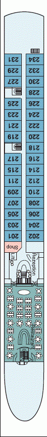 Deckplan Mitteldeck – Amadeus Brilliant