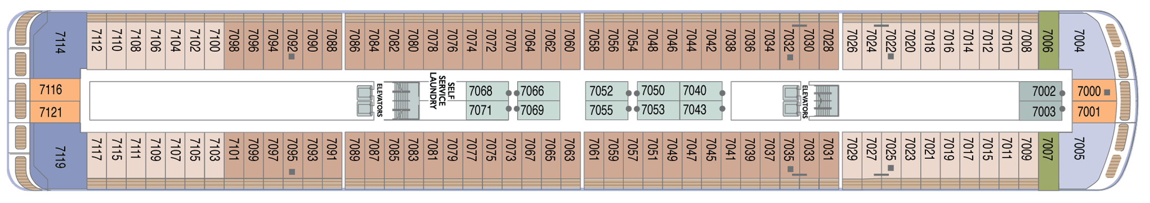 Deckplan Deck 7 – Azamara Quest