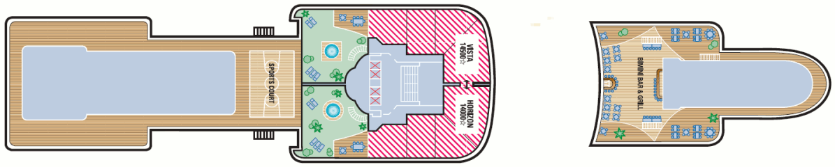 Deckplan Deck 14 – Norwegian Star