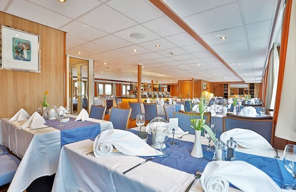 Blick in der Haupt-Restaurant