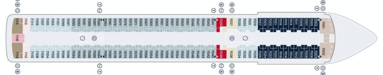 Deckplan Deck 7 – Explora I