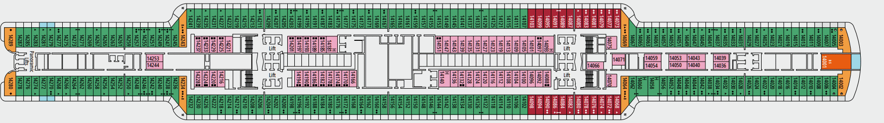 Deckplan 14 Maui – MSC Seascape