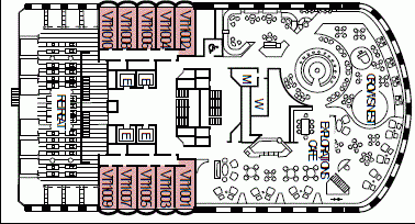 Deckplan Deck 11 - Observation Deck – Eurodam