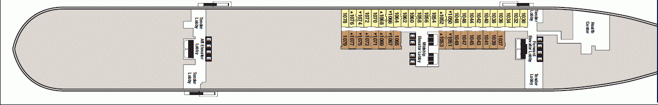 Deckplan Deck 1 – Disney Wonder