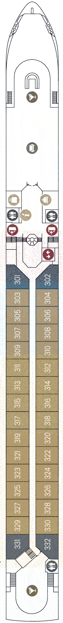 Deckplan Diamant Deck – Viva Voyage