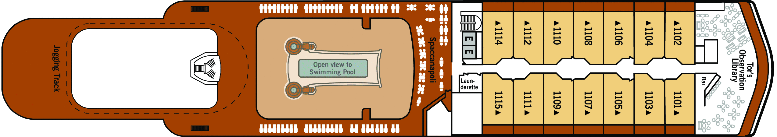 Deckplan Deck 11 – Silver Moon