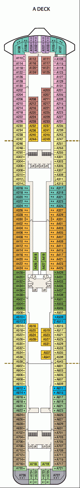 Deckplan A Deck – Britannia