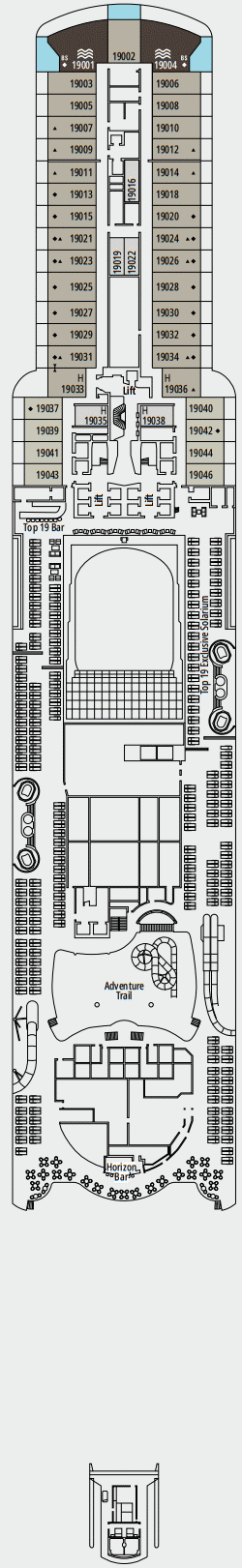 Deckplan 19 Sir Bany Yas – MSC Seascape