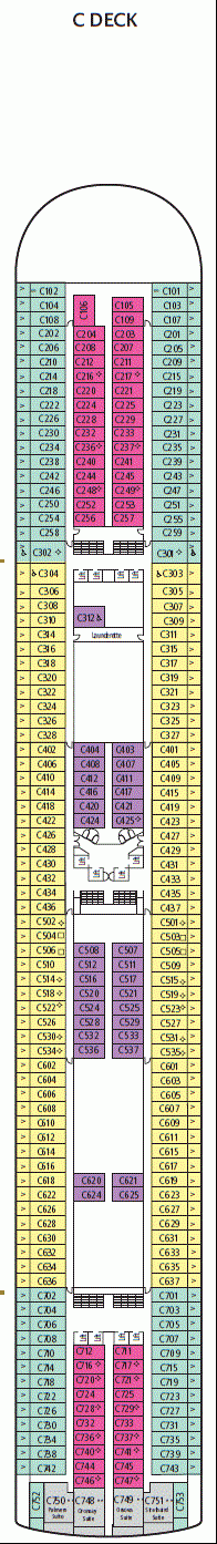 Deckplan C Deck – Ventura