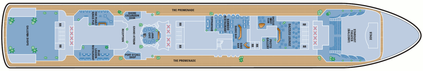 Deckplan Deck 7 – Norwegian Star