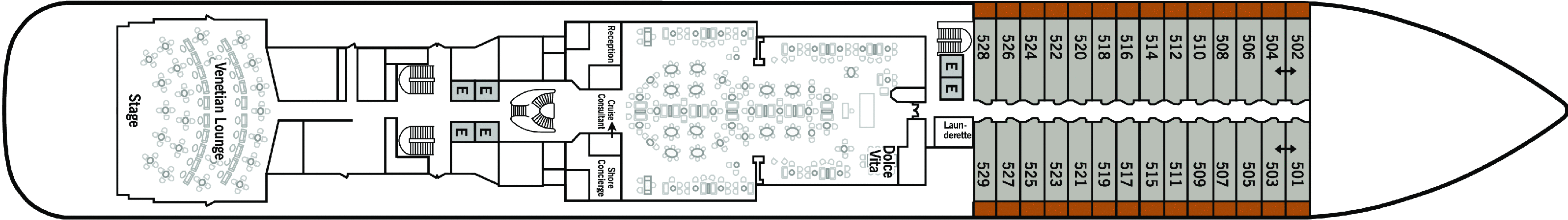 Deckplan Deck 5 – Silver Moon