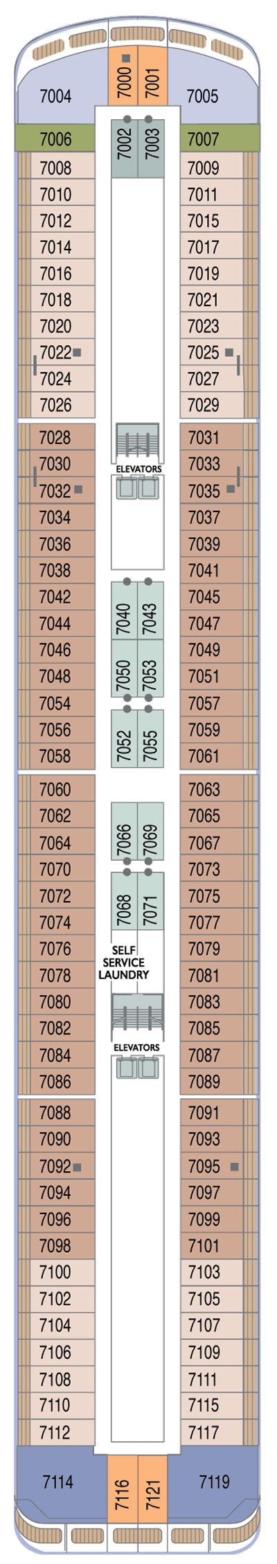 Deckplan Deck 7 – Azamara Quest