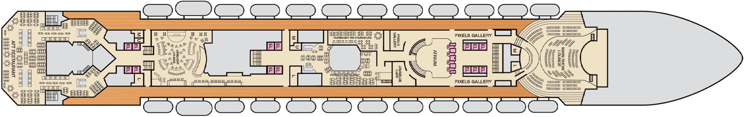 Deckplan Deck 04 – Carnival Radiance
