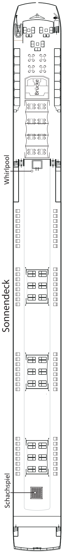 Deckplan Sonnendeck – Adora