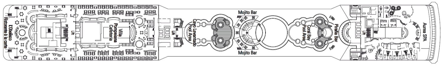 Deckplan Foscolo – MSC Poesia
