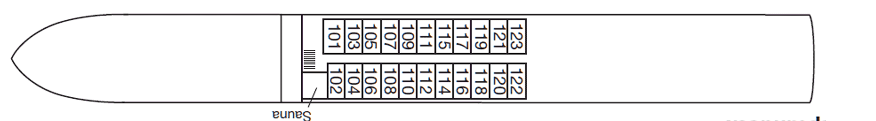 Deckplan Neptundeck – Asara