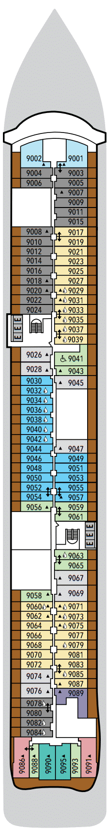 Deckplan Deck 9 – Silver Ray
