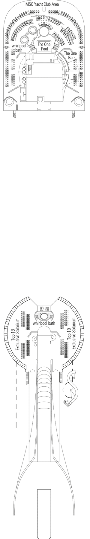 Deckplan Deck 18 Elios – MSC Divina