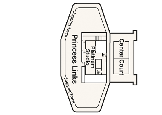 Deckplan Deck 19 Sky – Emerald Princess