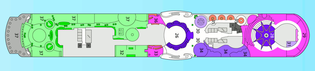 Deckplan Deck 10 – AIDAbella