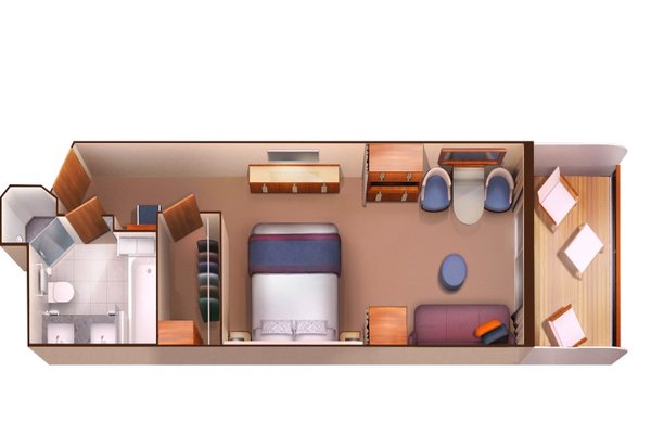 Veranda Suite Grundriss