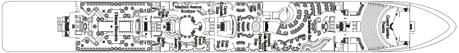 Deckplan Violino – MSC Orchestra