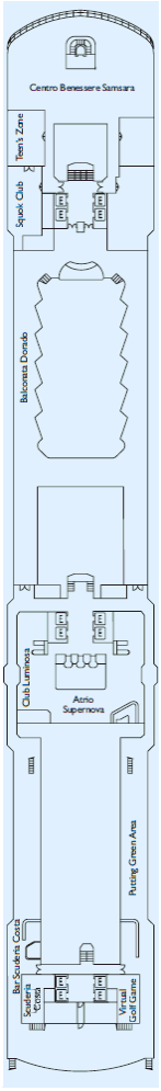 Deckplan Magnolia Deck – Costa Deliziosa