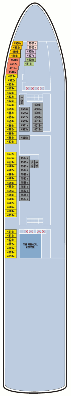 Deckplan Deck 04 – Norwegian Dawn