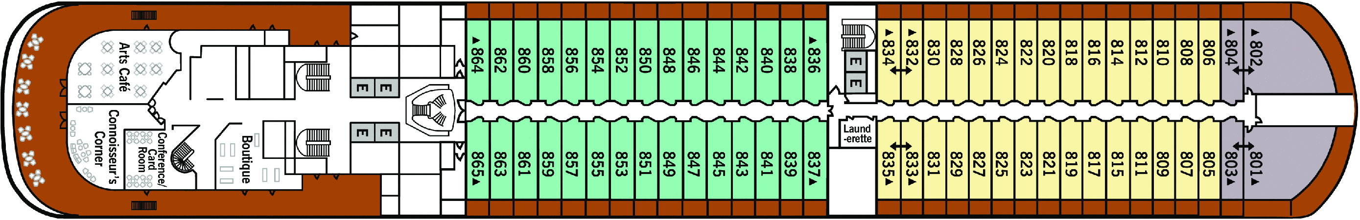 Deckplan Deck 8 – Silver Moon