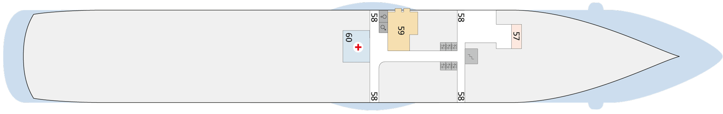 Deckplan Deck 3 – AIDAmar