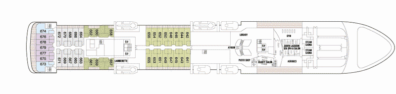 Deckplan Deck 6 – Seven Seas Voyager