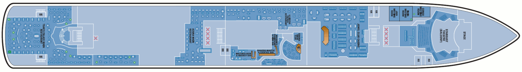 Deckplan Deck 06 – Norwegian Jewel