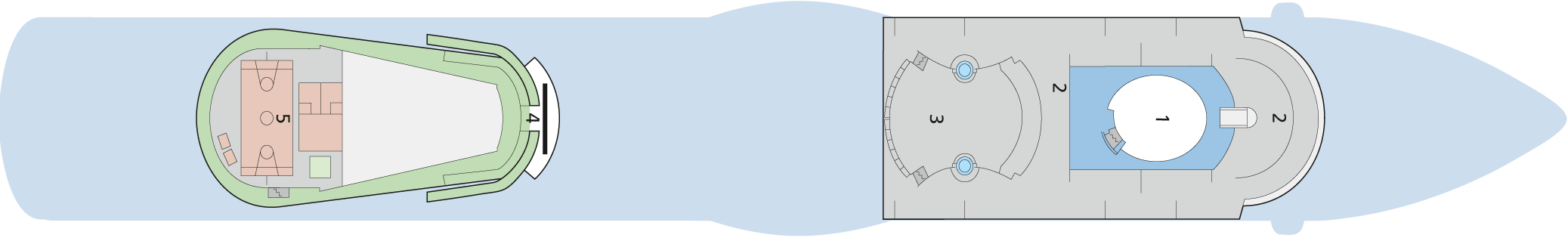 Deckplan Deck 13 – AIDAluna