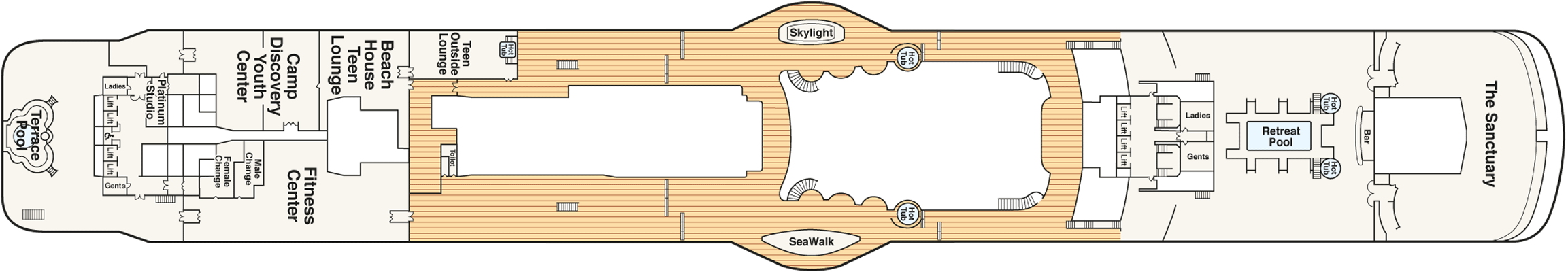 Deckplan Sun 17 – Regal Princess