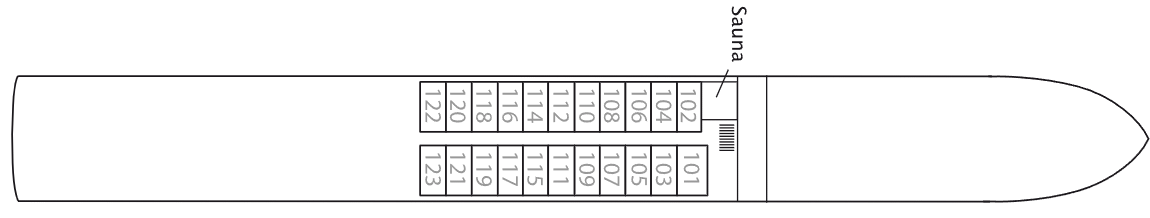 Deckplan Neptundeck – Andrea