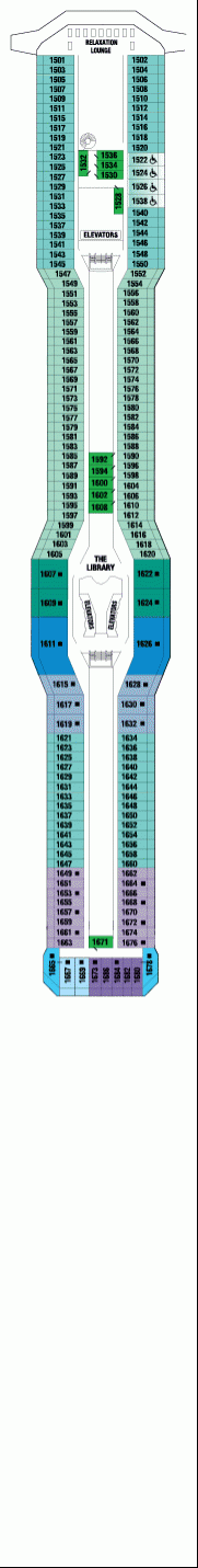 Deckplan Panorama-Deck – Celebrity Reflection