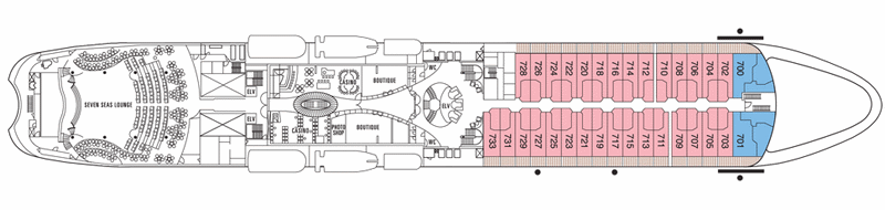 Deckplan Deck 7 – Seven Seas Navigator