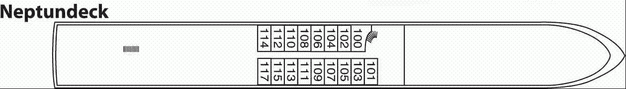 Deckplan Neptundeck – Ariana
