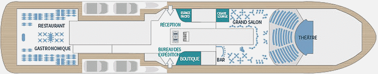 Deckplan Deck 5 – Commandant Charcot